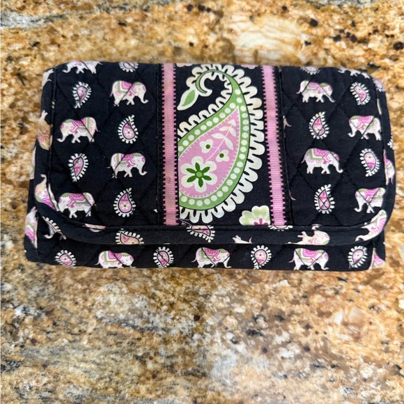 Vera Bradley Handbags - Retired Vera Bradley Pink Elephants wallet